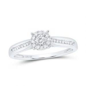 .17TCW Diamond Promise Ring 10KT WG