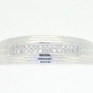 .10TCW Diamond Micro Pave Wedding Band 10KT WG     *CLEARANCE - FINAL SALE*