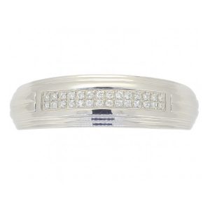 .10TCW Diamond Micro Pave Wedding Band 10KT WG     *CLEARANCE - FINAL SALE*