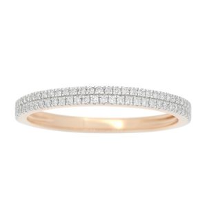 .15TCW Diamond Double Row Band 10KT PK