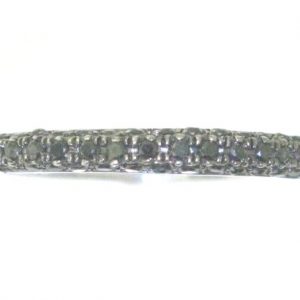 .25TCW Enhanced Black Diamond Pave Band 14KT WG    *CLEARANCE-FINAL SALE*
