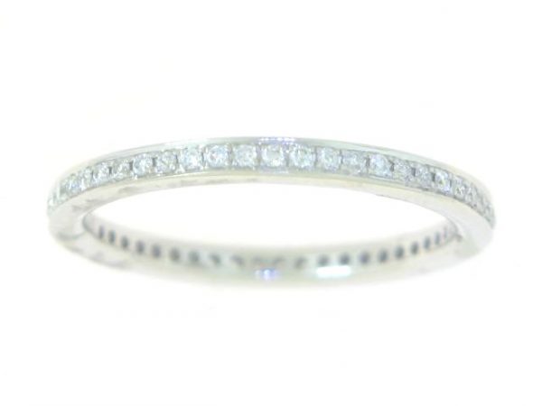 .25TCW Diamond Eternity Channel Set Band 14KT WG/Size 6.5    **CLEARANCE-FINAL SALE**