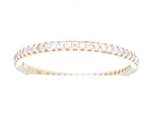 .25TCW Diamond Eternity Claw Set Band 18KT/Size 6   **CLEARANCE - FINAL SALE**