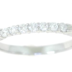 .25TCW/7  Diamond Claw Set Band 14KT WG    **CLEARANCE-FINAL SALE**