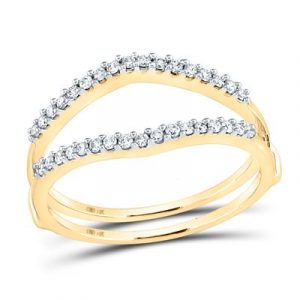 .25TCW Diamond Claw Set Ring Enhancer/Jacket 14KT