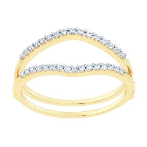 .25TCW Diamond Claw Set Ring Enhancer/Jacket 14KT