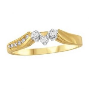 .12TCW/9 Diamond Wedding Band 10KT
