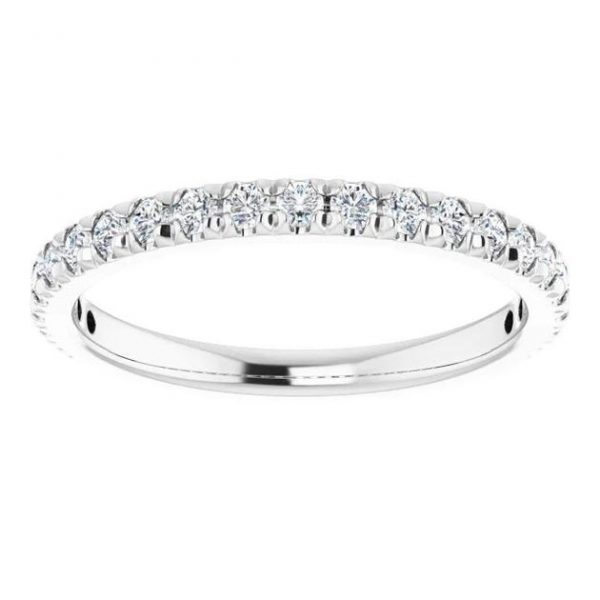 .25TCW/19 Diamond Stacking Anniversary Band 14KT WG