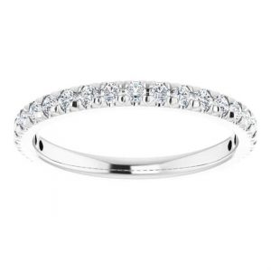 .25TCW/19 Diamond Stacking Anniversary Band 14KT WG