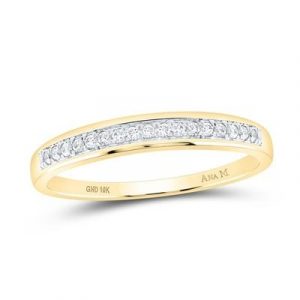 .15TCW Diamond Anniversary Stacking Band 10KT