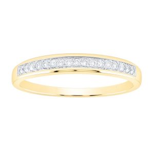 .15TCW Diamond Anniversary Stacking Band 10KT