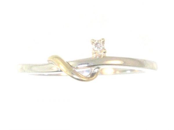 .02CT Diamond Promise Ring 10KT TT    **Clearance-Final Sale**