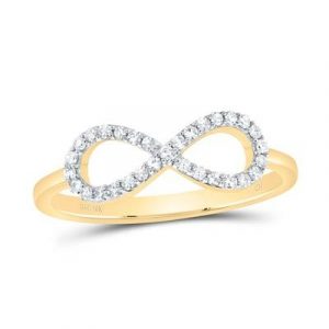 .17tcw Diamond Infinity Ladies Ring 10KT