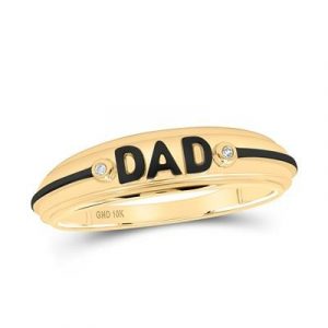 .02TCW Diamond  DAD  Ring 10KT  *CLEARANCE-FINAL SALE*