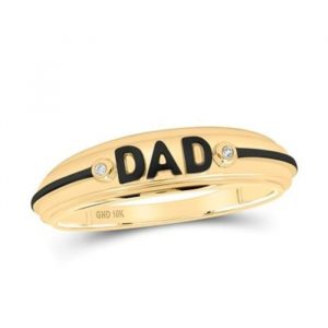 .02TCW Diamond  DAD  Ring 10KT  *CLEARANCE-FINAL SALE*