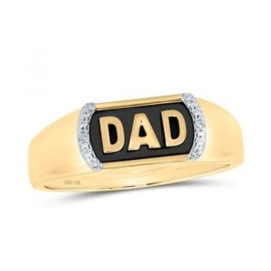 .02TCW Diamond  DAD  Ring 10KT  *CLEARANCE-FINAL SALE*