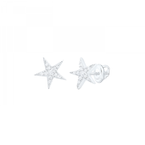 .10TCW Diamond Star Screwback Stud Earrings Sterling Silver *FINAL SALE*
