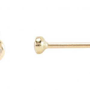 .03CT Diamond Bezel Set Nose Pin 14KT *FINAL SALE*