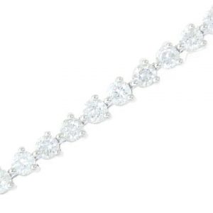 2.40TCW Diamond Claw Set Tennis Bracelet 14KT WG **CLEARANCE-FINAL SALE**