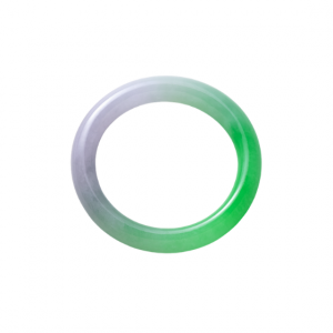 5MM Genuine Jade Dome Band/SIZE 6.75   **Colour & Quality Enhanced**