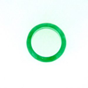 5MM Genuine Jade Dome Band/SIZE 8   **Colour & Quality Enhanced**