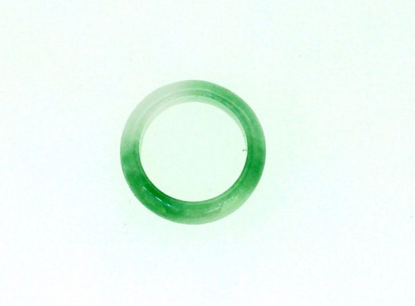 6MM Genuine Jade Dome Band/SIZE 6*   **Colour & Quality Enhanced**