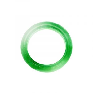 6MM Genuine Jade Dome Band/SIZE 6*   **Colour & Quality Enhanced**