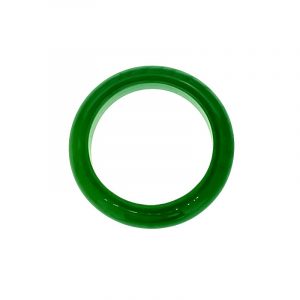 5MM Genuine Jade Dome Band/SIZE 6*   **Colour & Quality Enhanced**