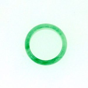 5MM Genuine Jade Dome Band/SIZE 7*   **Colour & Quality Enhanced**