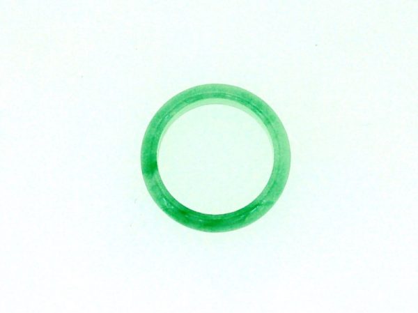 5MM Genuine Jade Dome Band/SIZE 7*   **Colour & Quality Enhanced**