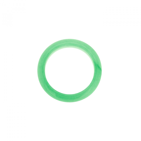 6MM Genuine Jade Dome Band/SIZE 8*   **Colour & Quality Enhanced**