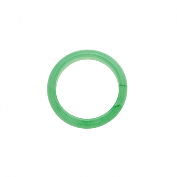 6MM Genuine Jade Dome Band/SIZE 8*   **Colour & Quality Enhanced**