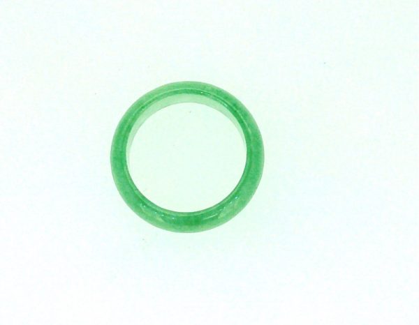 6MM Genuine Jade Dome Band/SIZE 8*   **Colour & Quality Enhanced**