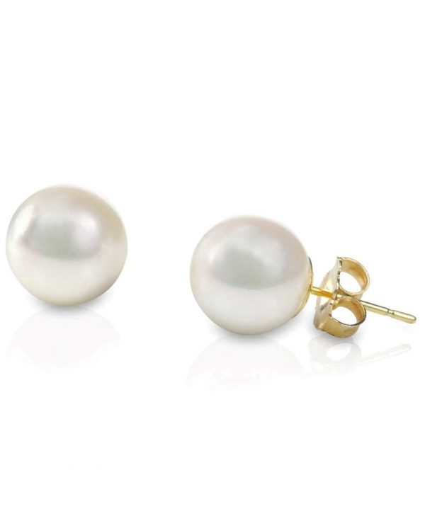 6.5-7MM Cultured Pearl Stud Earring 14KT    *FINAL SALE*