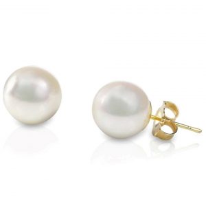 6.5-7MM Cultured Pearl Stud Earring 14KT   *FINAL SALE*