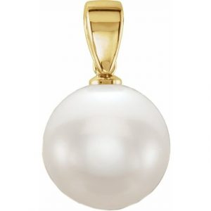 9.5-10mm Cultured Pearl Pendant 14KT