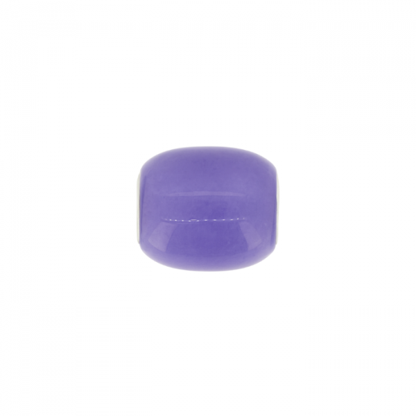 Genuine Lavender Jade Enhanced Barrel Slider Pendant 14KT/12MM   **Colour & Quality Enhanced**