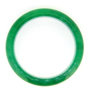 14MM Genuine Jade Dome Bangle/75MM **Colour & Quality Enhanced**