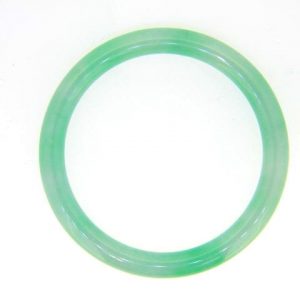 8MM Genuine Jade Tube Bangle/75MM **Colour & Quality Enhanced**