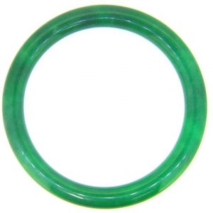 9MM Genuine Jade Tube Bangle/76MM **Colour & Quality Enhanced**
