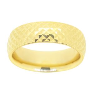 6MM D.Cut Hollow Comfort Fit Wedding Band 10KT/SIZE 5 **NOT SIZABLE** *CLEARANCE-FINAL SALE*