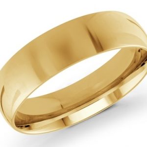 6MM Dome 1.4mm Comfort Fit Wedding Band 10KT/SIZE 5