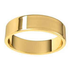 6MM Comfort Fit Flat Wedding Band 10KT/SIZE 10 *CLEARANCE-FINAL SALE*