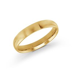 4MM Dome 1.6mm Comfort Fit Wedding Band 14KT/SIZE 6