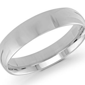 6MM Dome 1.4mm Comfort Fit Wedding Band 10KT WG/SIZE 10