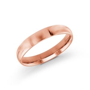 4MM Dome Comfort Fit Wedding Band 10KT PK/SIZE 10
