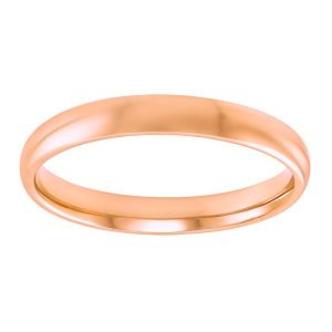 4MM Dome Comfort Fit Wedding Band 10KT PK/SIZE 10