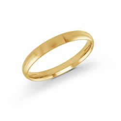 3MM Dome Comfort Fit Wedding Band 14KT/SIZE 6
