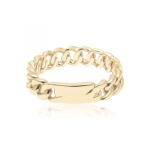 4MM Solid Miami Cuban Link Ladies Band 10KT/SIZE 7