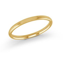 2MM Dome Comfort Fit Wedding Band 10KT/SIZE 6